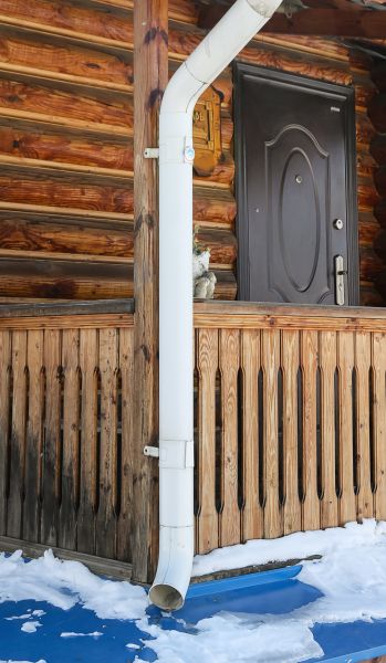 Porch Downspout Installation in Millsboro