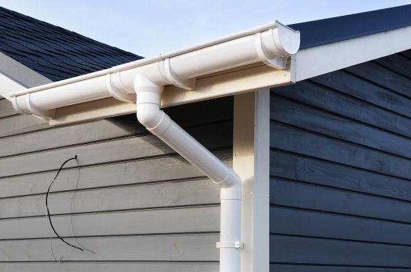 PVC Rain Gutter Installation in Millsboro